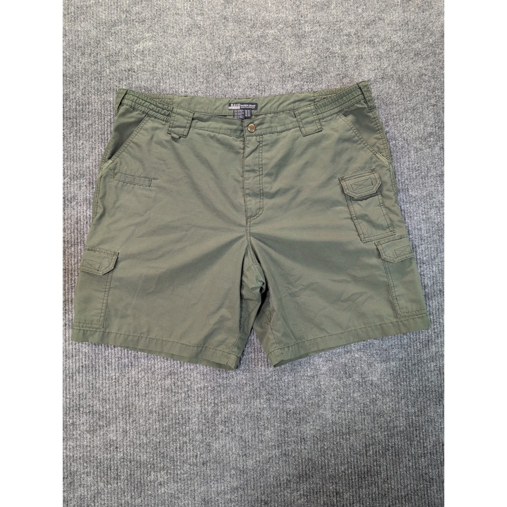 5.11 Tactical Series Cargo Shorts Men (Size 42) Green Flat Front Style: 73287